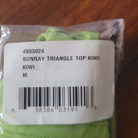 ISABELLA ROSE Sunray Triangle Bikini Top(M) Kiwi|*FLIRTY & FUN, SExY w SOFT PADS - Picture 5 of 8